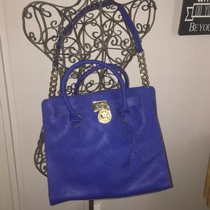 Cobalt blue Michael Kors purse